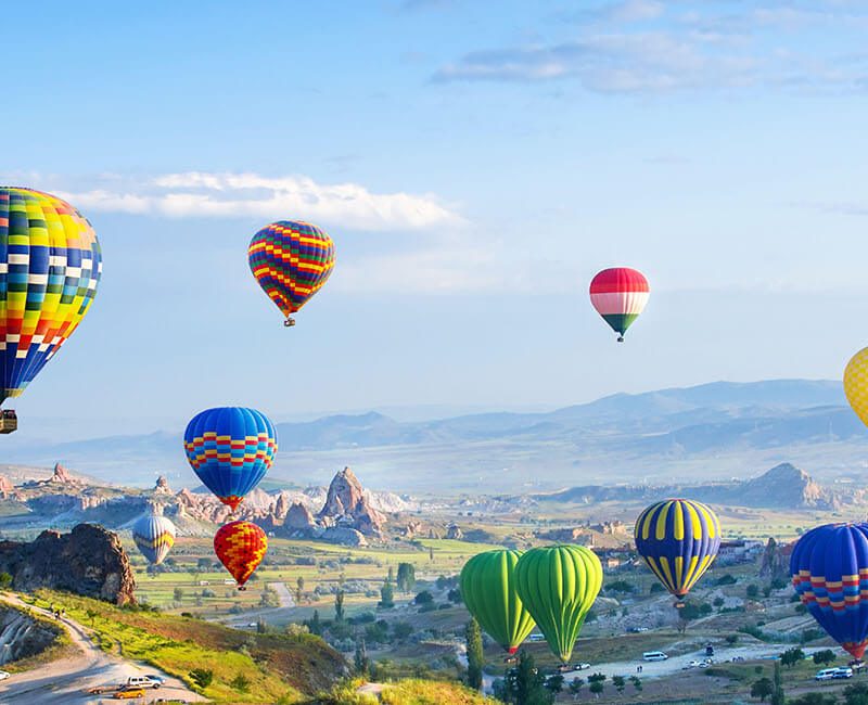 Istanbul et la magie de la Cappadoce en montgolfière