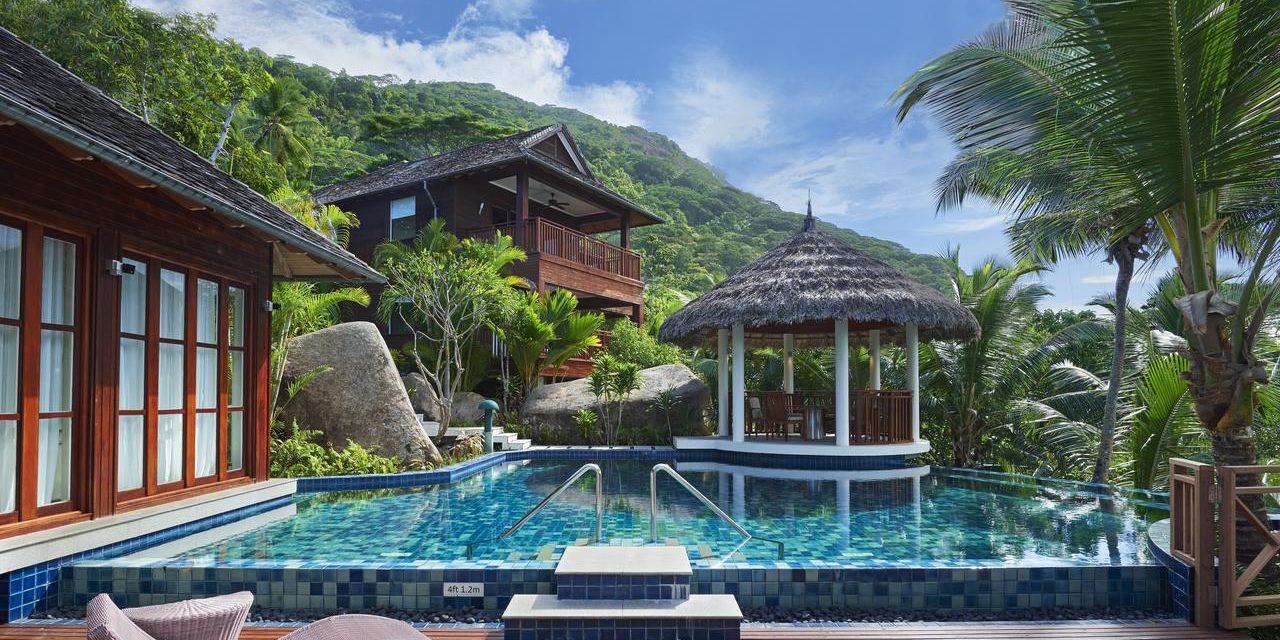 Seychelles Hilton Labriz Resort & Spa 5 étoiles Île Silhouette