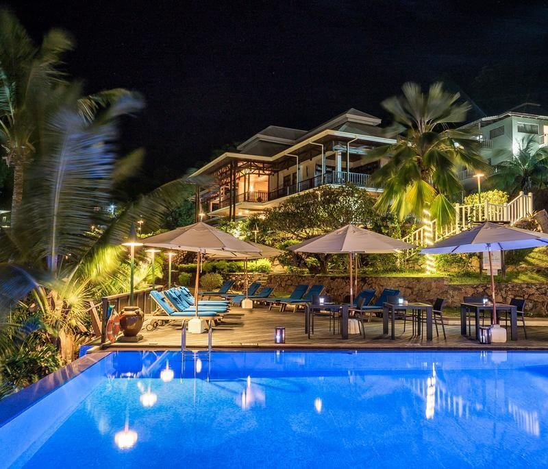 Hotel L'Archipel hôtel 4 étoiles Baie Sainte-Anne Seychelles